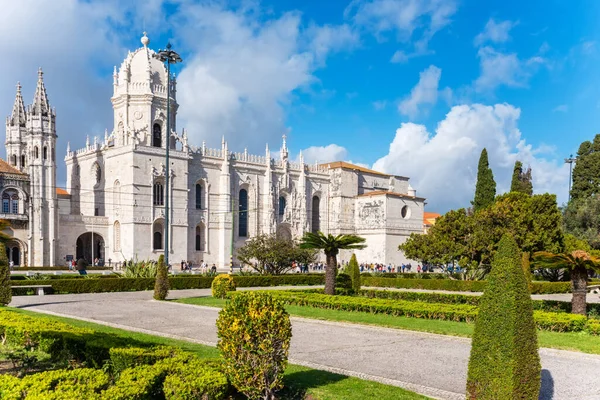 Monasterio histórico Mosteiro dos Jerónimos de Lisboa Portugal — Foto de Stock