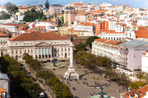 Lisabon, Portugalsko panorama za slunečného letního dne — Stock fotografie