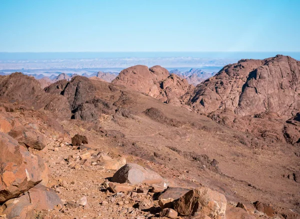Berg in der Sinai-Wüste Ägypten — Stockfoto