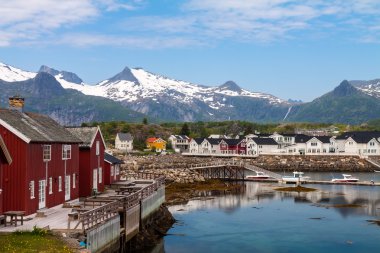 Gündüz kabelvag, lofoten Adaları, Norveç