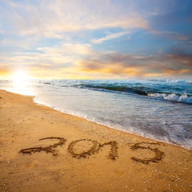 Yeni yıl 2015 basamak