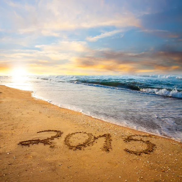 Ano Novo 2015 dígitos — Fotografia de Stock