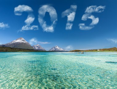 Yeni yıl 2015 basamak