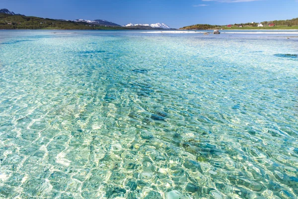 Plage paradisiaque de Lofoten — Photo