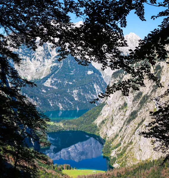 The beautiful Obersee lake in Germany — Stock Photo, Image