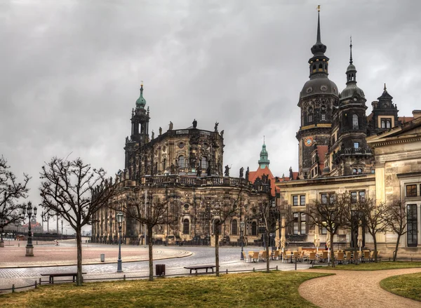 Antik şehir Dresden. Tarihi ve kültürel merkezi — Stok fotoğraf