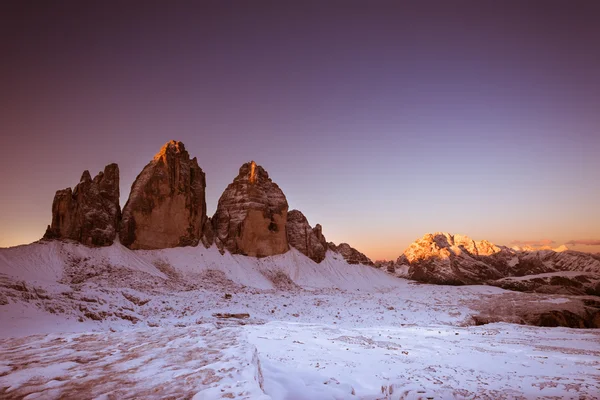 Drei Zinnen Lavaredo, Alpy Dolomity — Zdjęcie stockowe