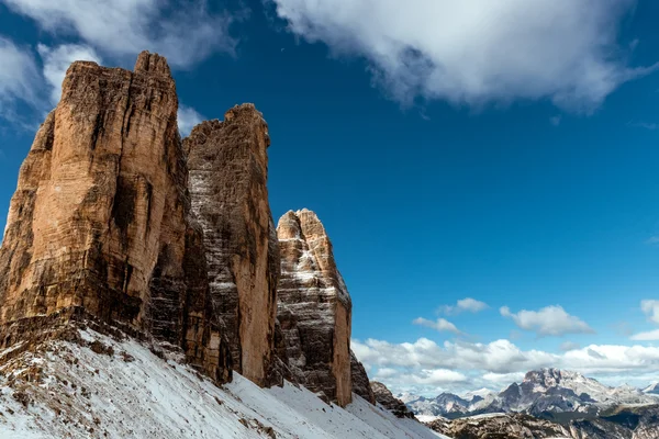 Tre Cime Di Lavaredo, Dolomieten, Europa — Stockfoto