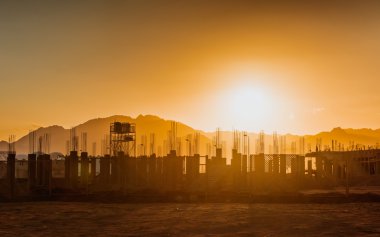 Mısır'daki ekonomik krizin terk edilmiş İnşaat