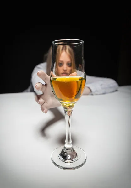 Mujer en depresión — Foto de Stock