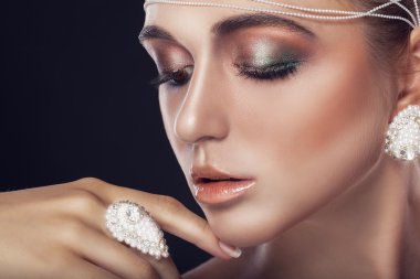 güzel romantik kadın