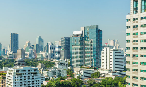 Bangkok Cityscape, Business district. Day view, Thailand