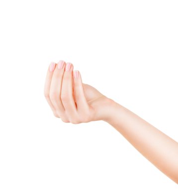 genç bir kadın eli