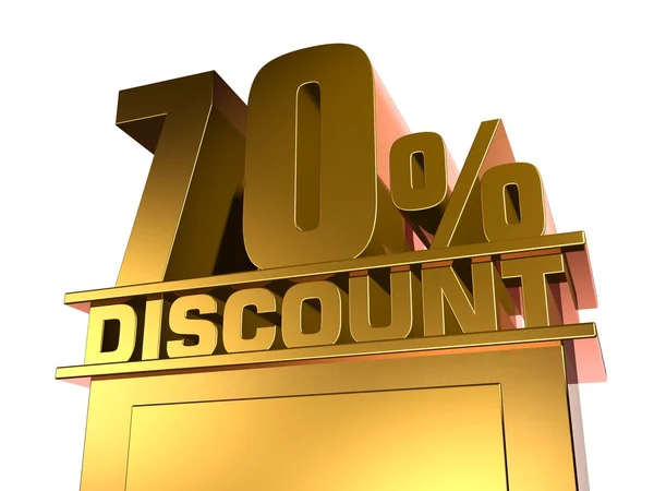 70 percent off discount — Stock Photo, Image