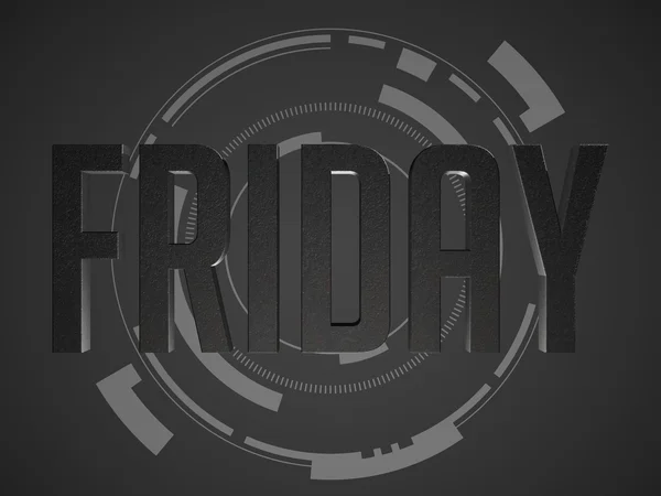Futurista Black Friday — Fotografia de Stock