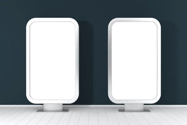 Two blank billboards — Stock Photo, Image