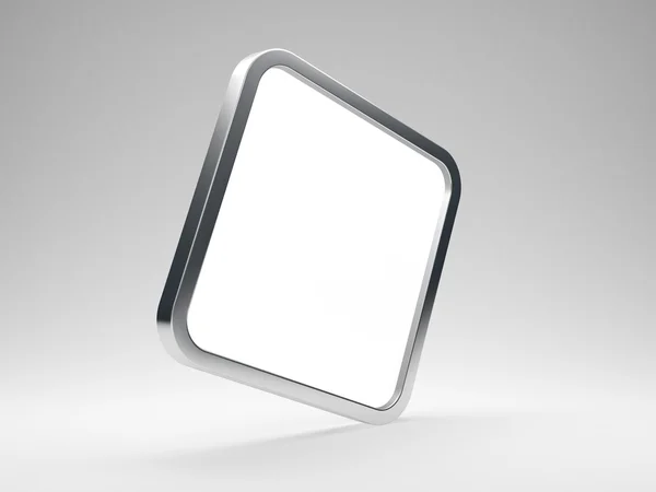 Иконка округлого квадрата — стоковое фото