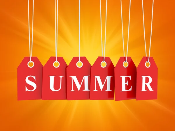 뜨거운 여름 판매 — 스톡 사진