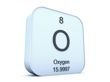 Oksijen öğesi simgesi