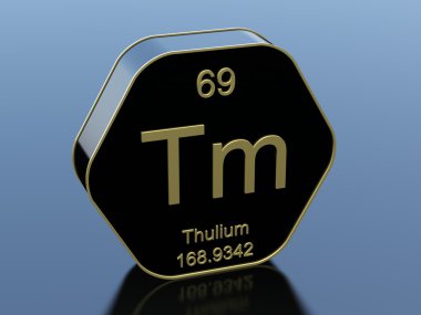 Thulium öğesi simgesi