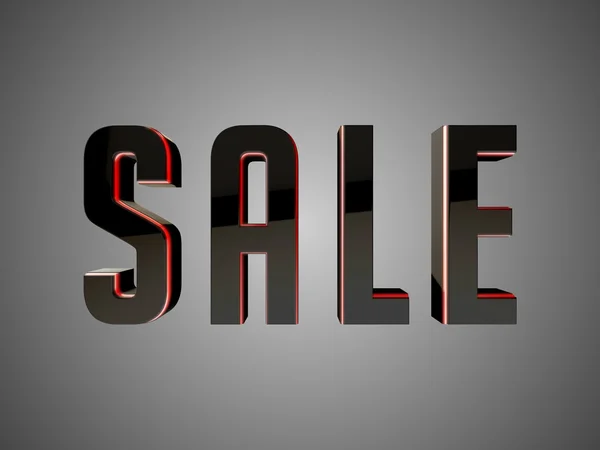 Extruded SALE text