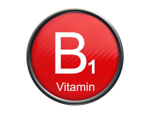 B1 simbolo della vitamina — Foto Stock