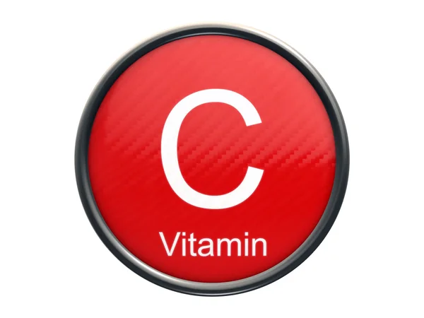 Simbolo vitamina C — Foto Stock