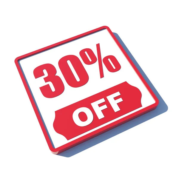 30 percent off — Stock Photo, Image