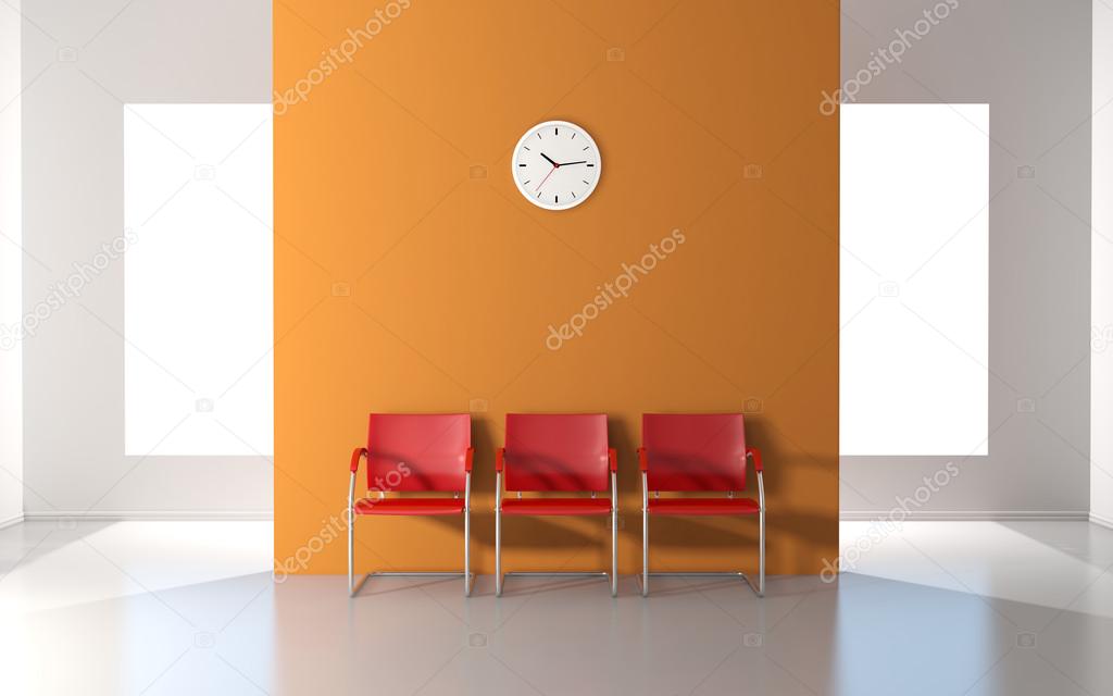 Yellow waiting room