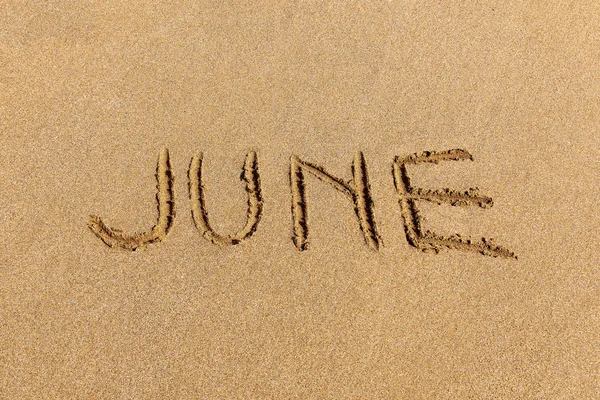 Haziran kelime — Stok fotoğraf