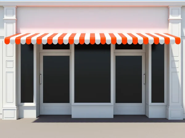 Shopfront con dos puertas — Foto de Stock