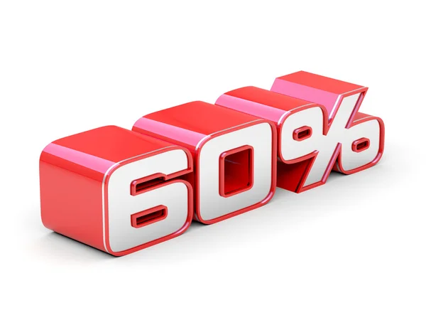 60 Percent off — Stock Photo, Image