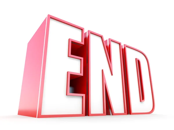 The end — Stock Photo, Image