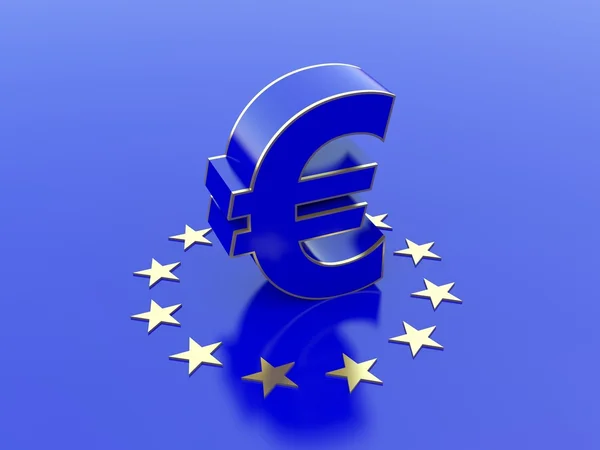 Euro symbol — Stock Photo, Image