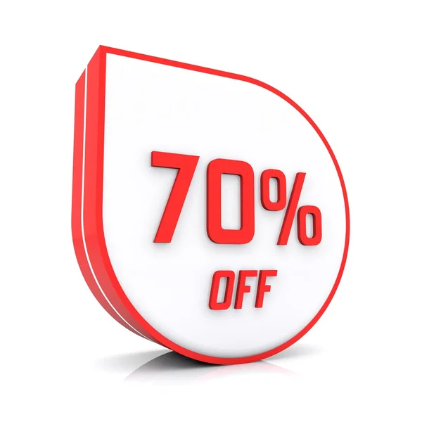 70 percent off — Stock Photo, Image