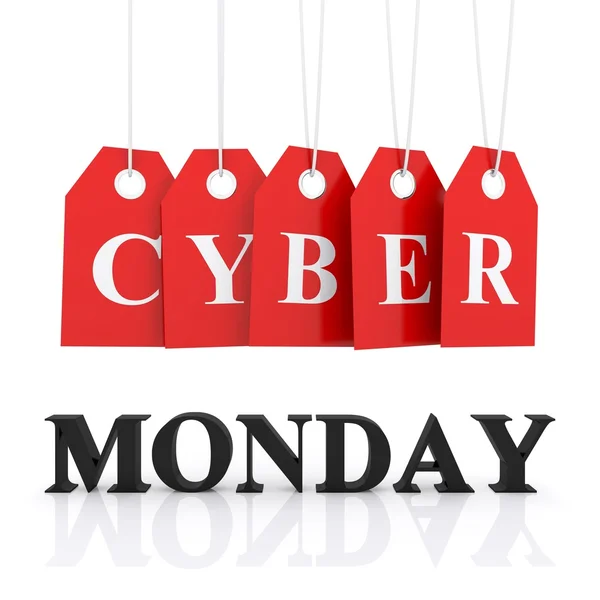 Cyber lunes descuento — Foto de Stock