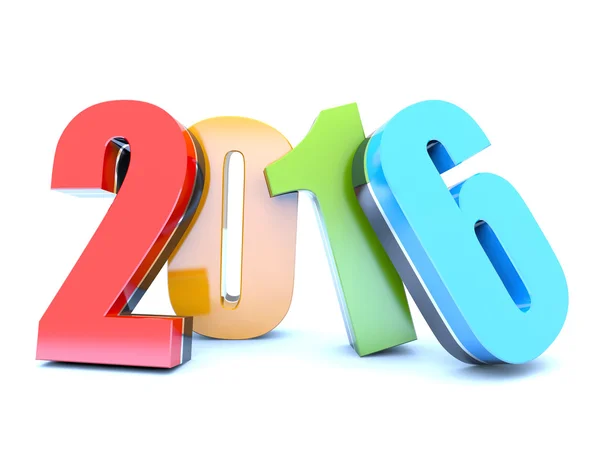 2016 happy new year — Stock Photo, Image