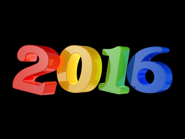 2016 happy new year — Stock Photo, Image