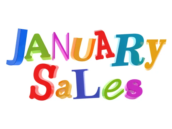 January sales low prices — Stock Photo, Image