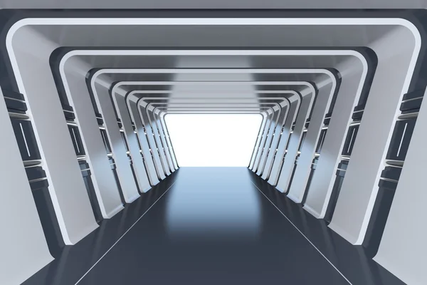 Tunnel abstrait futuriste — Photo