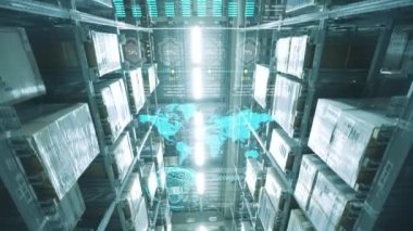 Akıllı depo yönetim sistemi.