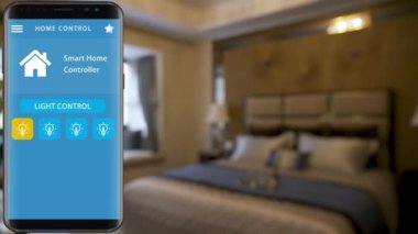 Akıllı Ev - akıllı ev, ev otomasyonu, uygulama simgeli aygıt. akıllı telefon