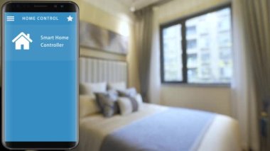 Akıllı Ev - akıllı ev, ev otomasyonu, uygulama simgeli aygıt. akıllı telefon
