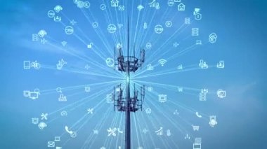 5G akıllı hücresel ağ anten baz istasyonu