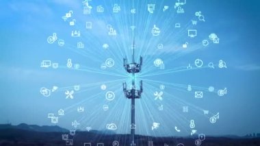 5G akıllı hücresel ağ anten baz istasyonu