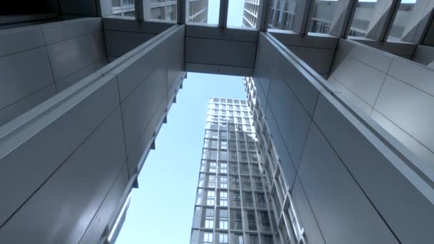 Moderne Bürohochhäuser — Stockvideo