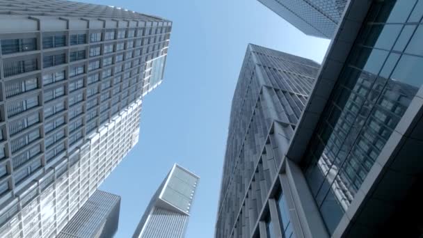 近代的なオフィス高層ビル — ストック動画
