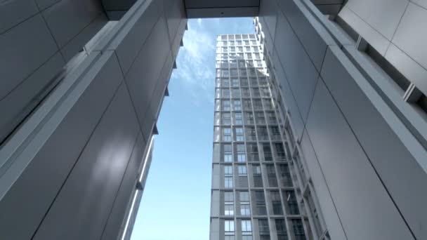 Modern Office High Rise Skyscraper Buildings — Stock Video