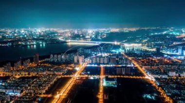 şehir ve ağ bağlantısı kavramı. İletişim. Akıllı şehir