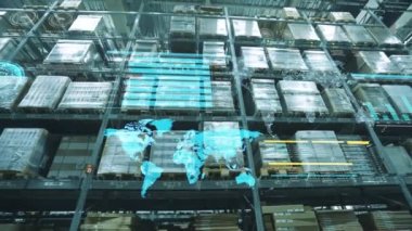 Akıllı depo yönetim sistemi.